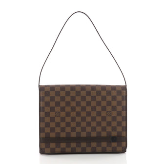 Louis Vuitton Tribeca Carre Handbag Damier Brown 3567632