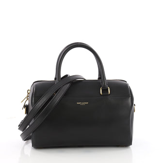 Saint Laurent Classic Baby Duffle Bag Leather Black 3585102