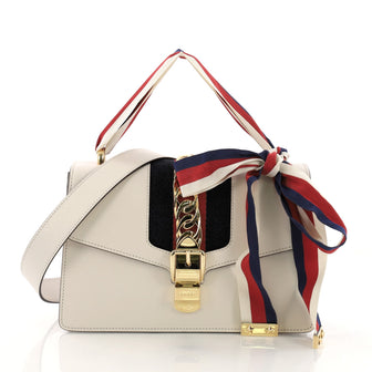 Gucci Sylvie Shoulder Bag Leather Small - Designer Handbag - Rebag