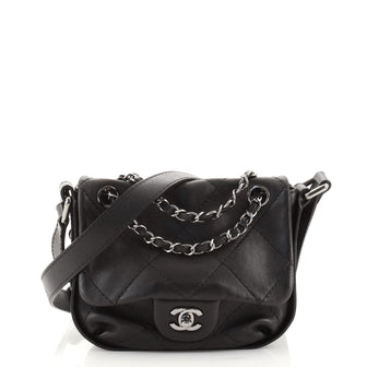 Chanel Country Chic Flap Crossbody Bag Quilted Calfskin Mini