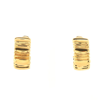 Cartier Casque D'Or 'Helmet of Gold' Clip-On Earrings 18K Yellow Gold
