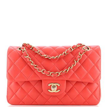 Classic Double Flap Bag Quilted Lambskin Small