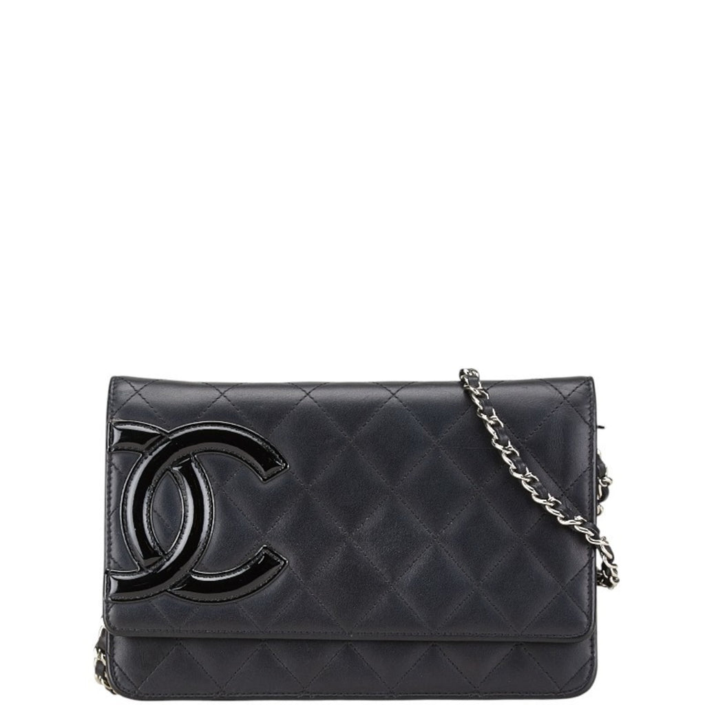 Cambon Wallet on Chain Quilted Leather