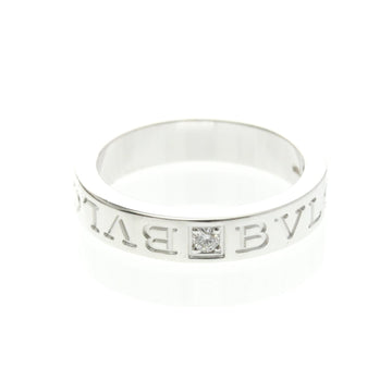 One Band Ring 18K White Gold with Diamond