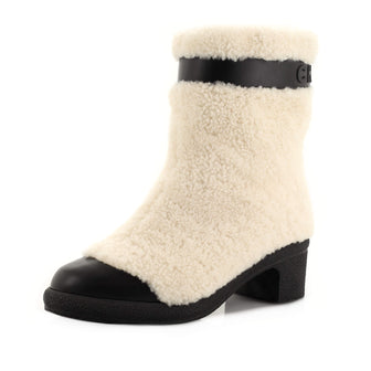 Women's Coco Neige Short Boots Shearling with Leather