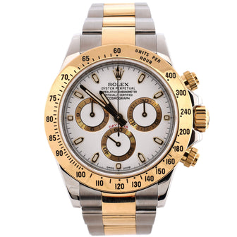 Oyster Perpetual Cosmograph Daytona Automatic Watch Stainless Steel and Yellow Gold 40