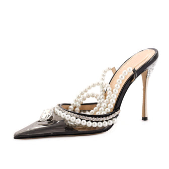 Women's Diamond of Elizabeth Ankle Strap Pumps PVC