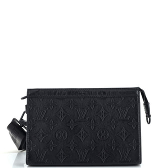Louis Vuitton pre-owned Monogram Shadow Gaston crossbody bag, Black