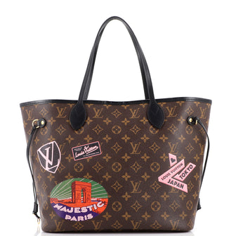 Neverfull NM Tote My World Tour Monogram Canvas MM