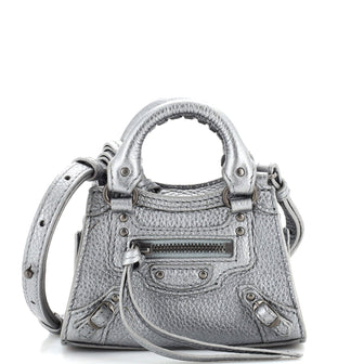 Neo Classic City Bag Crocodile Embossed Leather Super Nano