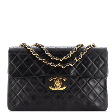 Vintage Classic Single Flap Bag Quilted Lambskin Maxi