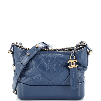 Gabrielle Hobo Quilted Aged Calfskin Small