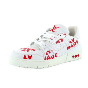 Louis Vuitton Printed Leather Sneakers