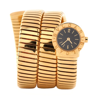 Tubogas Double Spiral Quartz Watch Yellow Gold 19