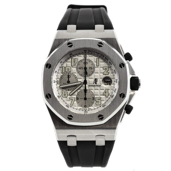 Royal Oak Offshore Chronograph Automatic Watch Stainless Steel and Rubber 42