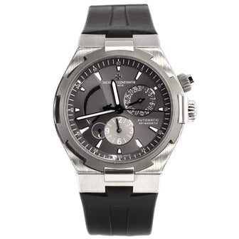 Overseas Dual Time Automatic Watch Stainless Steel with Rubber and Titanium 42