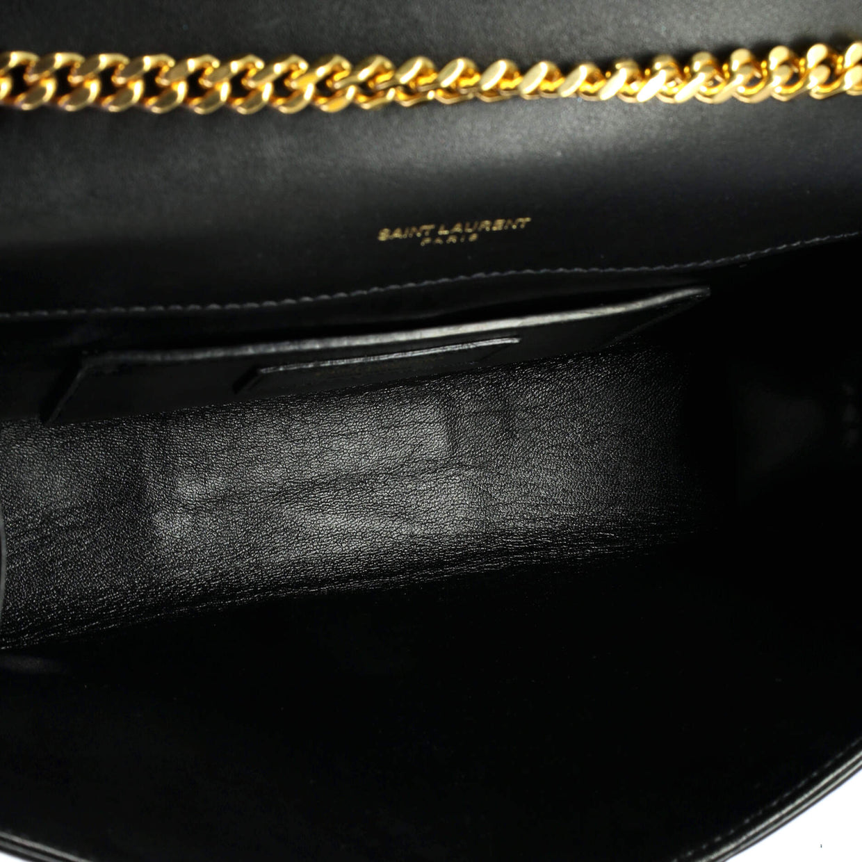 Saint Laurent Classic Monogram Envelope Crossbody Bag Snakeskin Small