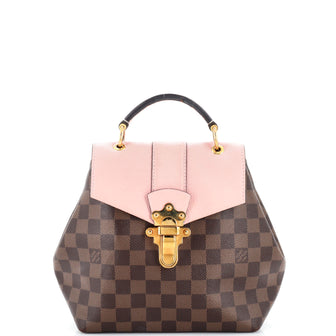 Louis Vuitton Clapton Backpack Damier and Leather Brown 2305507