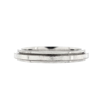 Piaget Possession Wedding Band Ring 18K White Gold Thin