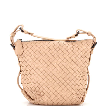 Bottega Veneta Side Belt Zip Hobo Intrecciato Nappa Small