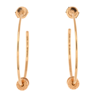 B.Zero Hoop Earrings 18K Rose Gold Large