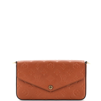 Felicie Pochette Monogram Empreinte Leather