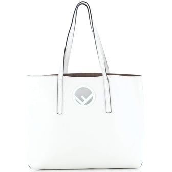 Logo Shopper Tote Leather