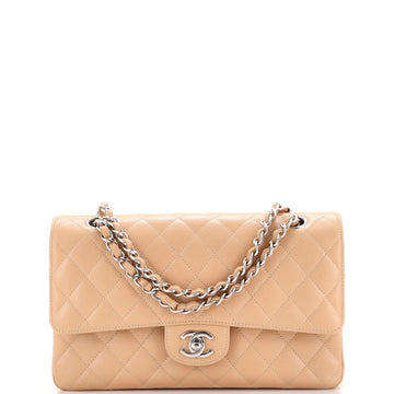 Chanel Classic Double Flap Bag Quilted Caviar Medium