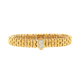 Roberto Coin Appassionata 3 Row Bracelet 18K Yellow Gold with Diamonds