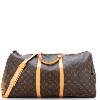 Louis Vuitton Keepall Bandouliere Bag Monogram Canvas 60