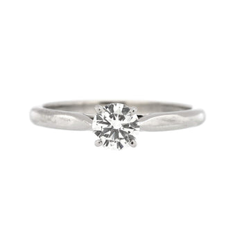 Cartier Solitaire 1895 Ring Platinum with RBC Diamond F/VS1 0.45CT