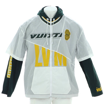 Louis Vuitton Men's Patchwork Baseball Jersey Blouson Polyamide