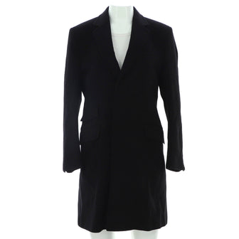 Gucci Men's Button Up Long Coat Wool