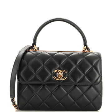 Chanel Trendy CC Top Handle Bag Quilted Lambskin Small