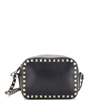 Rockstud Camera Crossbody Bag Leather