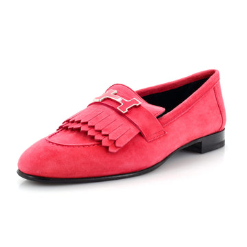 Hermes Women's Royal Loafers Suede