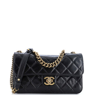 Chanel Perfect Edge Flap Bag Quilted Glazed Calfskin Small