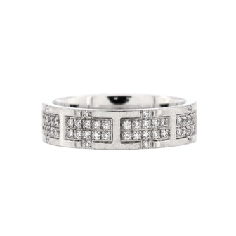 Hermes Kilim Ring 18K White Gold and Diamonds