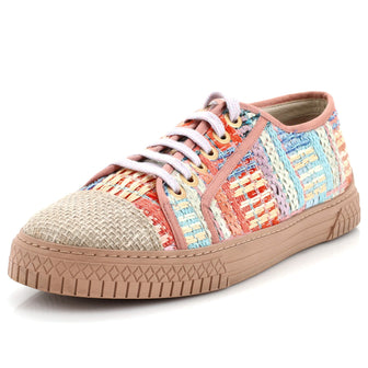 Chanel Women's CC Low-Top Sneakers Tweed