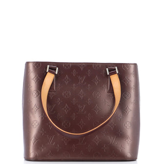 Louis Vuitton Mat Stockton Handbag Monogram Vernis