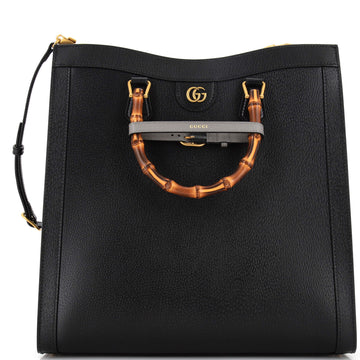 Gucci Diana NM Bamboo Handle Tote Leather Large