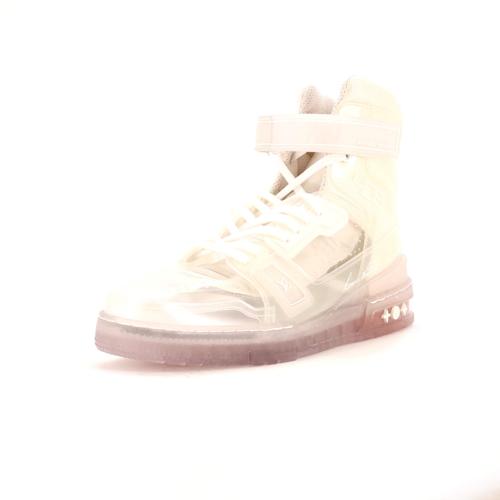 Louis Vuitton Men's LV Trainer High-Top Sneakers PVC 251787