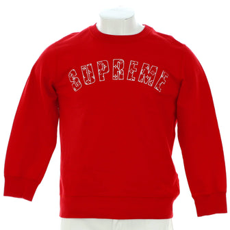 Louis Vuitton Men's Supreme Sweatshirt Cotton Blend