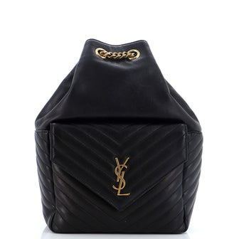 Saint Laurent Joe Backpack Matelasse Chevron Leather