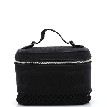 Christian Dior DiorTravel Vanity Case Cannage Embroidered Canvas