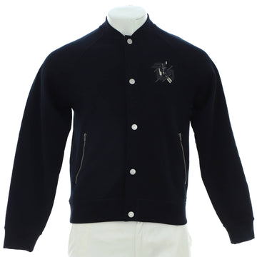 Hermes Men's Varsity Jacket Embroidered Cotton