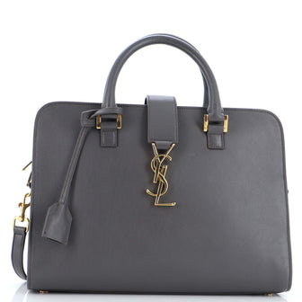 Saint Laurent Monogram Cabas Leather Small