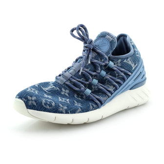 Louis Vuitton Men's Fastlane Sneakers Monogram Denim and Rubber