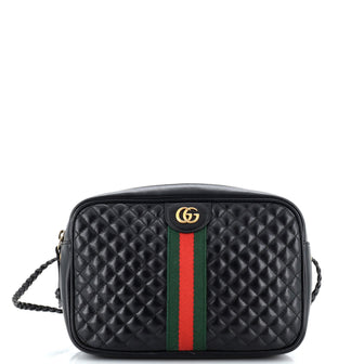 Gucci Trapuntata Camera Bag Quilted Leather Small