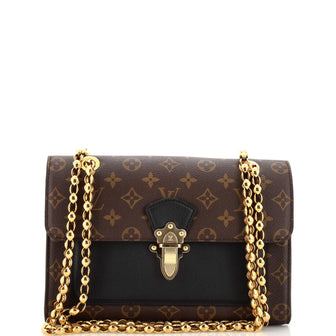 Louis Vuitton Victoire Handbag Monogram Canvas and Leather